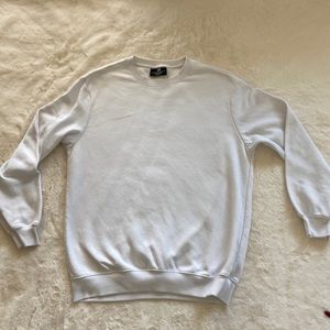 H&M Relaxed Fit Crewneck White size Medium